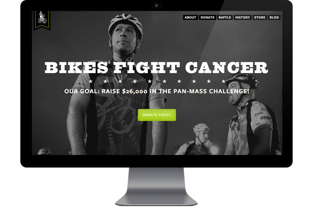 Bikes Fight Cancer Web Site